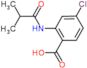 4-chloro-2-[(2-methylpropanoyl)amino]benzoic acid