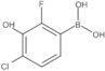 B-(4-Chloro-2-fluoro-3-hydroxyphenyl)boronic acid