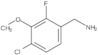 4-Chloro-2-fluoro-3-methoxybenzenemethanamine