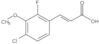 3-(4-Chloro-2-fluoro-3-methoxyphenyl)-2-propenoic acid