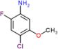 4-chloro-2-fluoro-5-methoxyaniline