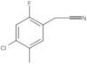 4-Chloro-2-fluoro-5-methylbenzeneacetonitrile