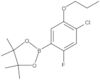 2-(4-Chloro-2-fluoro-5-propoxyphenyl)-4,4,5,5-tetramethyl-1,3,2-dioxaborolane