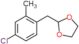 1,3-Dioxolane, 2-[(4-chloro-2-methylphenyl)methyl]-