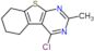 4-chloro-2-methyl-5,6,7,8-tetrahydro[1]benzothieno[2,3-d]pyrimidine