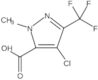 4-Chloro-1-methyl-3-(trifluoromethyl)-1H-pyrazole-5-carboxylic acid