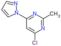 4-Chloro-2-methyl-6(1H-Pyrazol-1-yl)pyrimide