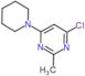 4-chloro-2-methyl-6-(1-piperidyl)pyrimidine