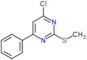 4-chloro-2-(methylsulfanyl)-6-phenylpyrimidine