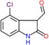 4-chloro-2-oxo-indoline-3-carbaldehyde