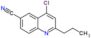 4-chloro-2-propyl-quinoline-6-carbonitrile