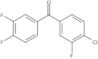 (4-Chloro-3-fluorophenyl)(3,4-difluorophenyl)methanone