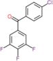 (4-chlorophenyl)(3,4,5-trifluorophenyl)methanone