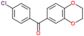 (4-chlorophenyl)(2,3-dihydro-1,4-benzodioxin-6-yl)methanone