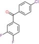 (4-chlorophenyl)(3,4-difluorophenyl)methanone