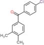 (4-chlorophenyl)(3,4-dimethylphenyl)methanone