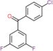 (4-chlorophenyl)(3,5-difluorophenyl)methanone