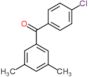 (4-chlorophenyl)(3,5-dimethylphenyl)methanone