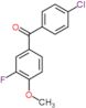 (4-chlorophenyl)(3-fluoro-4-methoxyphenyl)methanone