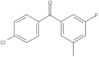 (4-Chlorophenyl)(3-fluoro-5-methylphenyl)methanone