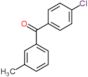 (4-chlorophenyl)(3-methylphenyl)methanone