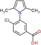 4-chlor-3-(2,5-dimethyl-1H-pyrrol-1-yl)benzoesäure