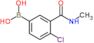 [4-Chloro-3-(methylcarbamoyl)phenyl]boronic acid