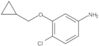 4-Chloro-3-(cyclopropylmethoxy)benzenamine