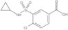 4-Chloro-3-[(cyclopropylamino)sulfonyl]benzoic acid