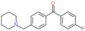 (4-fluorophenyl)-[4-(1-piperidylmethyl)phenyl]methanone