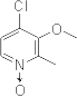 Pyridin, 4-chlor-3-methoxy-2-methyl-, 1-oxid