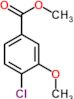 methyl 4-chloro-3-methoxy-benzoate
