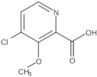 4-Chloro-3-methoxy-2-pyridinecarboxylic acid