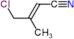 (2E)-4-chloro-3-methylbut-2-enenitrile