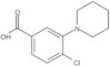 4-Chloro-3-(1-piperidinyl)benzoic acid