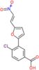 4-chloro-3-{5-[(E)-2-nitroethenyl]furan-2-yl}benzoic acid