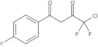 4-Chloro-4,4-difluoro-1-(4-fluorophenyl)-1,3-butanedione