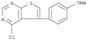 Thieno[2,3-d]pyrimidine,4-chloro-5-(4-methoxyphenyl)-