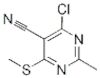4-CHLORO-5-CYANO-2-METHYL-6-(METHYLTHIO)PYRIMIDINE