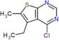 4-chloro-5-ethyl-6-methyl-thieno[2,3-d]pyrimidine