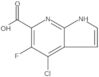 1H-Pyrrolo[2,3-b]pyridine-6-carboxylic acid, 4-chloro-5-fluoro-