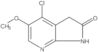 4-Chloro-1,3-dihydro-5-methoxy-2H-pyrrolo[2,3-b]pyridin-2-one