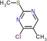 4-chloro-5-methyl-2-(methylsulfanyl)pyrimidine