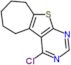 4-chloro-6,7,8,9-tetrahydro-5H-cyclohepta[4,5]thieno[2,3-d]pyrimidine