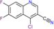 4-chloro-6,7-difluoro-quinoline-3-carbonitrile