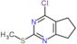 4-chloro-2-(methylsulfanyl)-6,7-dihydro-5H-cyclopenta[d]pyrimidine