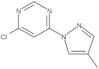 4-Chloro-6-(4-methyl-1H-pyrazol-1-yl)pyrimidine