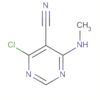 5-Pyrimidinecarbonitrile, 4-chloro-6-(methylamino)-