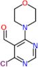 4-chloro-6-morpholin-4-ylpyrimidine-5-carbaldehyde