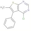 Thieno[2,3-d]pyrimidine, 4-chloro-6-methyl-5-phenyl-